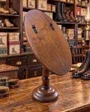 Primitive Wood Shoe General Store Display Stand Antique Vintage Adjustable Tilt picture