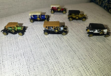 6 Classic Car Miniatures Collector's Set 1:87 Ford Model 8 CV 1901 Diecast picture