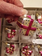 Vintage Mercury Glass  Christmas ornaments  Czech Republic NOS - package picture