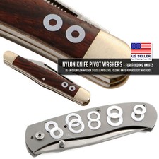 Nylon Knife Pivot Washers - For Folding Knives - Knife Making - 10 Sizes picture