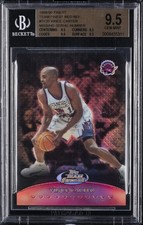 1999-00 FINEST TEAM FINEST RED REF. MISSING SERIAL NUM VINCE CARTER BGS 9.5 picture