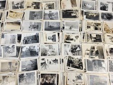 Bulk 500 Pc Lot B&W Vtg Photo Snapshots Crafting Scrapbook Junk Assorted Art 1.3 picture