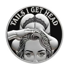 Double Sided Couples Sex Game Stainless Steel Coin with High Quality UV Printed picture