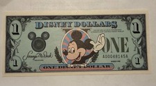 1988 Disney Dollar A00048145A Mickey + 2 Disney Medallions LE150 Lot picture