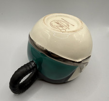 RARE VTG 1950's Florence Ceramics F-104 Lockheed Starfighter Pilot Helmet Mug picture