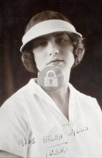 1924 Tennis Paris Olympic Games H Wills RPPC Photo Postcard COPY picture