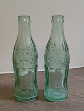 Vintage Coca Cola Bottles Lot 1958 Houston 1961 Longview Texas 6.5 Oz Coke Hobbl picture