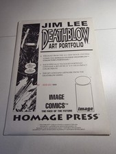 jim lee Image deathblow art portfolio collectors portfolio SEALED New picture