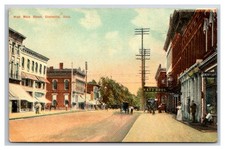 CIRCLEVILLE OH ~ Early Main street view ~ Dentist Office , katz drugs picture