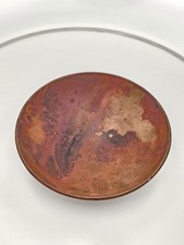 Vintage BRM Bruce R. Macdonald MCM Handmade Metal / Copper Salt Painted Signed  picture
