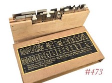fine shape STANLEY 45 CUTTER IRONS Double Row box picture