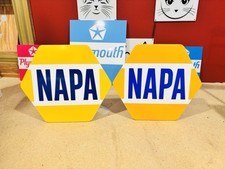 NAPA Auto Acrylic Sign - Many Sizes - 2 Color Schemes Drag Race-Hot Rod Garage picture
