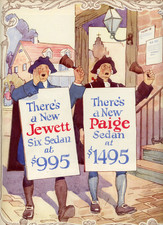 1926 Original Jewett-Paige Large 4-Pg Color Sales Brochure, Dealer Opportunities picture