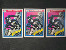 (3) 1990 1991 Impel Marvel Universe Spider-Man Card #2 Black Costume Lot MCU picture