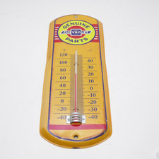 Chevrolet Genuine Parts Working Thermometer Sign Official GM Product 12” Tall picture