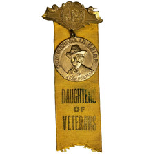 GAR Daughters of Civil War Union Veterans 1926 Encampment Pinback Ribbon 4.5