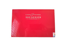 RARE Leon Jimenes 300 Series EMPTY Cigar Box in glossy Red & Black picture