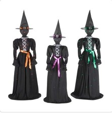 3-Piece Halloween Classics LED Faceless Witches H39 Fast Ship picture