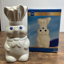 Vintage 2003 Pillsbury Dough Boy Cookie Jar in the box Benjamin & Medwin picture
