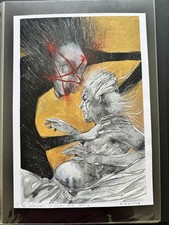 Martin Simmonds ORIGINAL ART Department of Truth Issue 1 Page 16 Star faced Man picture