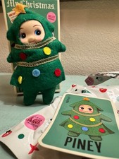 Mr. Christmas Mystery Mini Elf Ornament Piney Christmas Tree NEW Series 1 picture