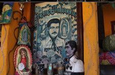 Jesus Malverde Are you seeking safe passage, a journey unseen by prying eyes? picture