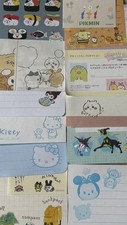 Kawaii Memo Sheets Lot Japanese Stationery Set Sanrio Pokemon Chiikawa San-x picture