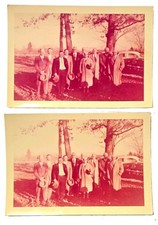 Vintage 1953 Photo Lot 2 Keeling Family Paducah Kentucky Red Kodacolor Stamp  picture