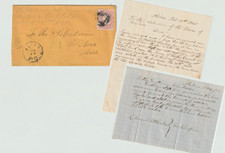 1859 Acton and 1865 Littleton Selectmen Letters, Perambulation with Boxborough picture