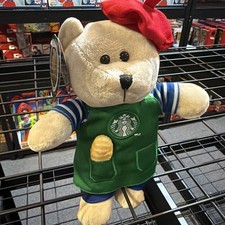 NEW WITH TAGS Starbucks Bearista Plush Bear FRANCE Edition picture