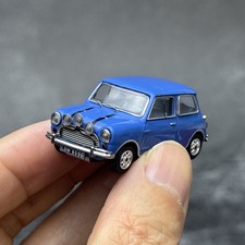 1/64 Morris Cooper S Blue Diecast Alloy – Detailed Craftsmanship Model Car picture