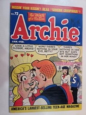 ARCHIE COMICS # 72 ARCHIE PUBL 1955 picture