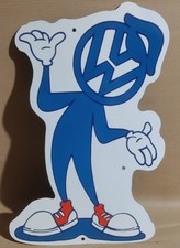 VW Volkswagen Dude Porcelain Enamel Sign  24 x 15  Inches 1 Sided picture