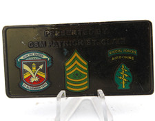 CSM Patrick St Clair Son Tay Raider Special Forces Challenge Coin 2.5