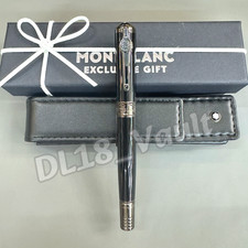 MONTBLANC Great Characters Muhammad Ali Black Rollerball Pen Luxury Collectible picture