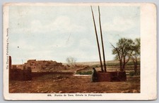 Taos New Mexico NM Pueblo de Taos Estufa Postcard c1900s picture