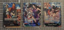 PSA Magazine One Piece Exclusive Cards Set of 3 Boa Hancock Shanks Dracule picture