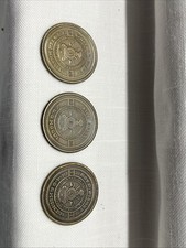 WALT DISNEY WORLD 3 RAILROAD CLASSIC CHARACTER 2024 BRONZE MEDALLION COINS picture