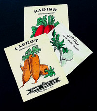 Original Card Seed Company Fredonia New York Seed Packet Lot  r2 picture