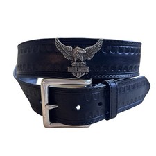 Harley-Davidson Men's Road Wing Leather Belt Size 42 picture