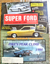 November  1984  Super Ford Magazine Pikes Peak Climb 1984 / 70-71 Maverick C.S. picture