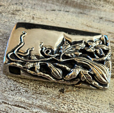 Clifton￼ Nicholson squash blossom Bolo Tie  necklace . sterling silver. picture