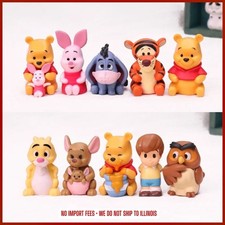 10pcs/set Cartoon Winnie The Pooh Action Figure Toy Pooh Bear Tigger Eeyore  picture