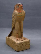 Rare Pharaonic Statue of God Horus : Authentic Ancient Egyptian Artifact 235 BC picture