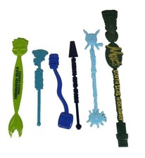 Tiki Swizzle Sticks x6 Max's South Seas Hukilau Shunkren Head Ohana FOM Lowbrow picture