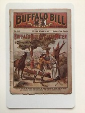 5 Vintage Western Themed “BUFFALO BILL” Playing Cards,Congress c.1950’s picture