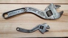 Vintage Westcott S-Curve Adjustable Wrench Pair 14