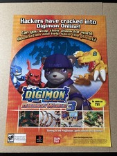 Digimon World 3 PlayStation Hackers Print Ad/Poster Official Promo Art picture