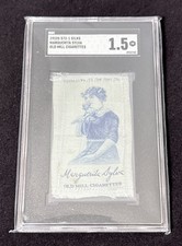 1910s S72-1 Silks Marguerita Sylva Old Mill Cigarettes SGC 1.5 FR picture