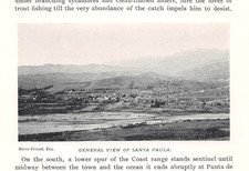 antique 1895 article SANTA PAULA CA Ventura County California 6 halftone images picture